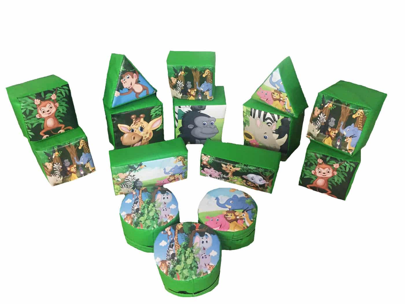 15 Piece Jungle Soft Play Set | Soft Play Items for Sale | Soft Play ...