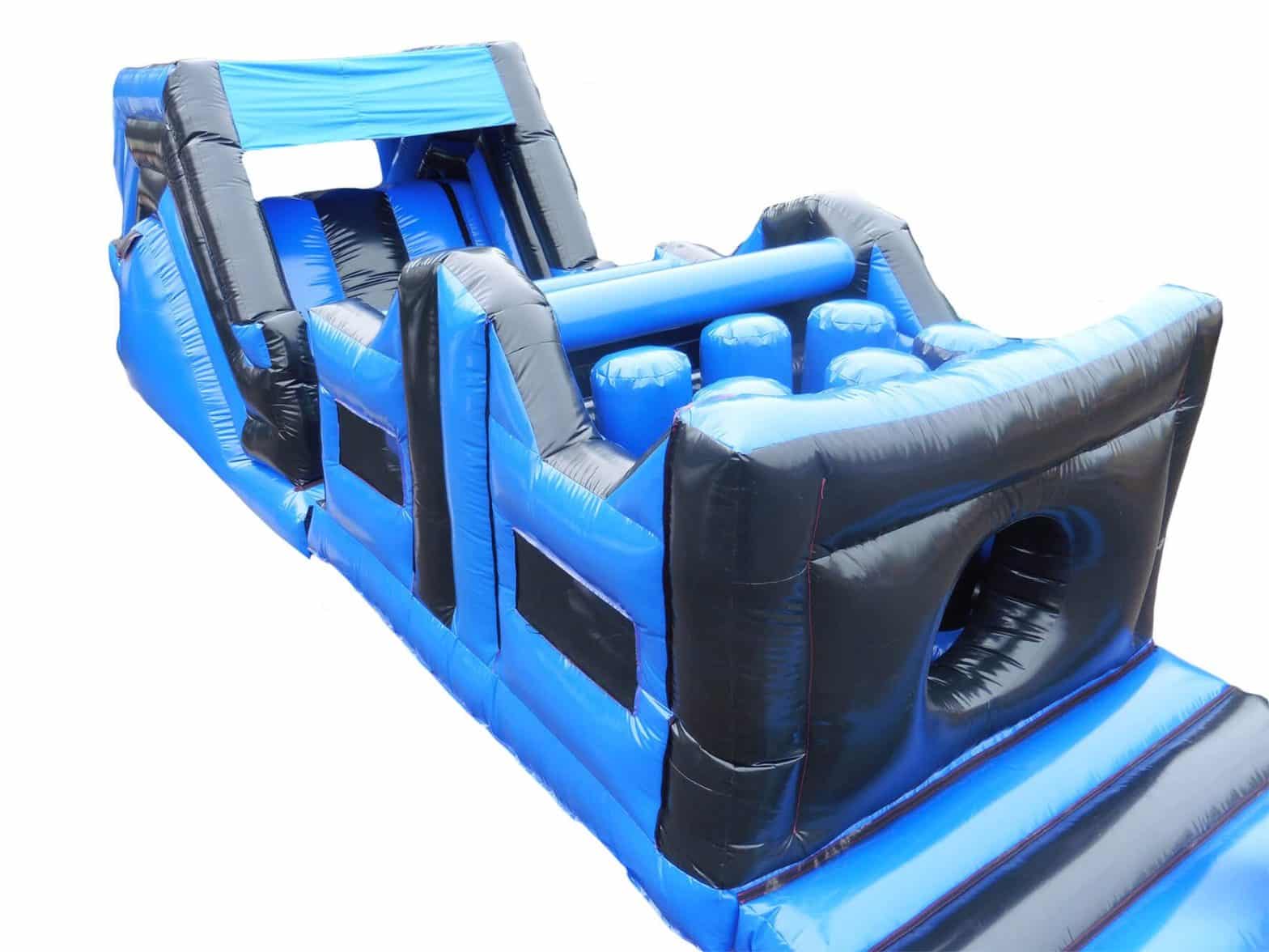 Commercial Inflatable 2 Part Glossy Bouncy Obstacle Course for Sale ...